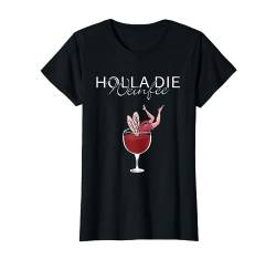 Vino Geschenkidee - Holla die Weinfee - Wein T-Shirt von Holla die Weinfee