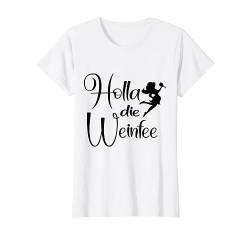 Wein Geschenkidee - Holla die Weinfee T-Shirt von Holla die Weinfee