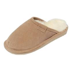 Lammfell Hausschuhe FRAU HOLLE Schuhgröße: EUR 38 | Farbe: Beige/Weiß von Hollert German Leather Fashion