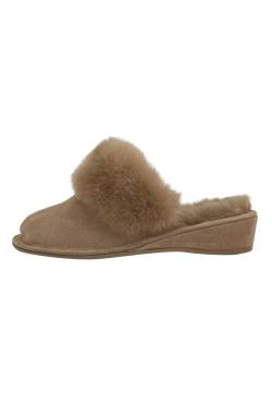 Lammfell Hausschuhe - MAROKKO Schuhgröße: EUR 37 | Farbe: Beige von Hollert German Leather Fashion