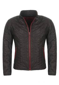 Lederjacke - ARMANO Größe: 3XL | Farbe: Rot von Hollert German Leather Fashion