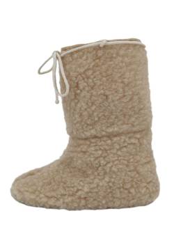 Hausschuhe Socken aus Merinowolle - CASA Farbe: Beige | Schuhgröße: EUR 38-40 von Hollert