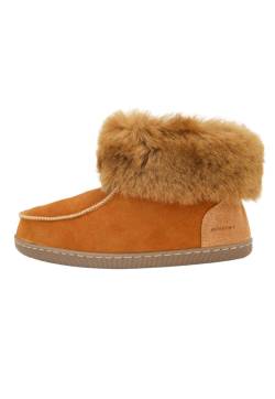 Lammfell Hausschuhe - EWA COGNAC Schuhgröße: EUR 36 von Hollert