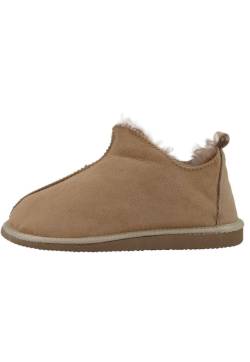 Lammfell Hausschuhe - PRINZ BEIGE Schuhgröße: EUR 43 von Hollert