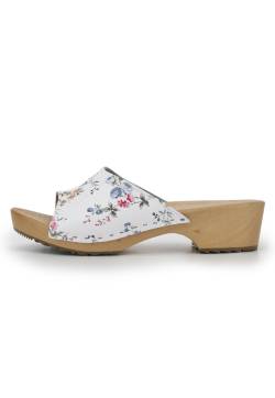 Leder Sandalen Clogs Bella Weiß Schuhgröße: EUR 36 von Hollert