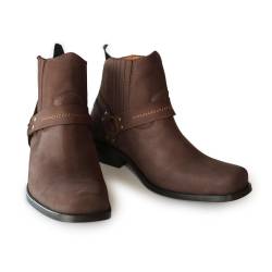 Leder Stiefelette Cowboy Modell 2000 Schuhgröße: EUR 44 | Farbe: Schwarz von Hollert