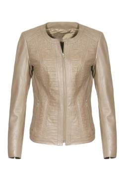 Lederjacke Pati Beige Größe: 3XL von Hollert