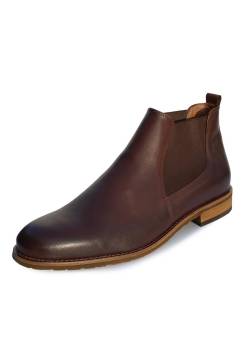 Lederschuhe Chelsea Boots - Modell 702 Dunkelbraun Schuhgröße: EUR 42 von Hollert