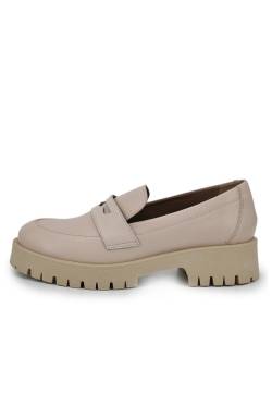 Loafers aus Leder Modell 5263 Beige Schuhgröße: EUR 37 von Hollert