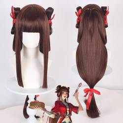 Anime Cosplay Perücke Anime Ehre der Könige Cosplay Perücke Synthetische Haar Faser Halloween Kostüm Party Perücken for Xishi-Stil von Holludle