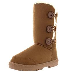 Holly Womens Triplet Button Waterproof Winter Snow Boots - 8 - LTA41 EA0283 von Holly