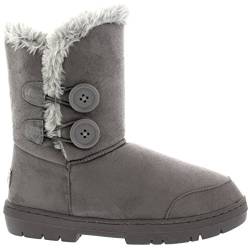 Snow Boot , Damen Schneeschuhe , Grau - grau - Größe: 40 (7 UK) von Holly