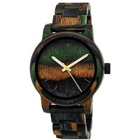Holzwerk Quarzuhr WIESMOOR Damen & Herren Holz Tarn Armband Uhr, braun, grün, schwarz von Holzwerk