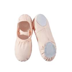 Damen Ballettschuhe Leinwand Tanzschuhe Mädchen Ballettschläppchen Geteilte Sohle(Vorschlag Bitte eine Nummer größer wählen) 39 von Homieco