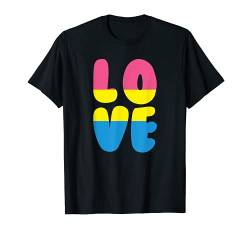 Pan Pride Liebe Queer LGBTQ CSD Geschenk Pansexuell T-Shirt von Homosexuell Pansexuell Transgender