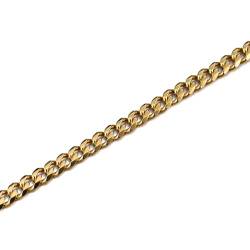 Homxi Halskette Gold Männer,Herren Halsketten Edelstahl 5MM Panzerkette Halskette Gold von Homxi
