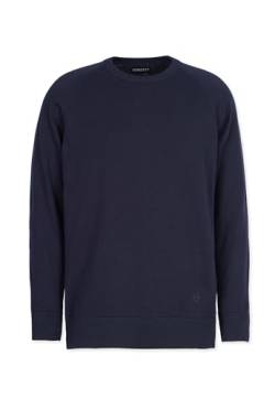 Honesty Rules Herren Strickpullover Basic aus Bio-Baumwolle, Runhalsausschnitt, Langarm, Navy, Gr. M von Honesty Rules