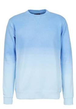 Honesty Rules Herren Sweatshirt Dip Dye aus Bio-Baumwolle, Blue, Gr. L von Honesty Rules