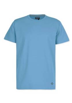 Honesty Rules Unisex Kurzarm T-Shirt Basic aus Bio-Baumwolle, Aegean-Blue, Gr. S von Honesty Rules