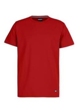 Honesty Rules Unisex Kurzarm T-Shirt Basic aus Bio-Baumwolle, red, Gr. XL von Honesty Rules