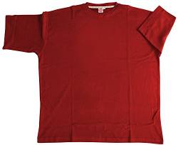Herren Basic T-Shirt in Übergröße von Honeymoon, Farbe:Rot, Größe:15XL von Honeymoon