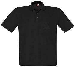 Honeymoon Polo-Shirt MIT Brusttasche schwarz 10XL von Honeymoon