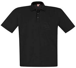 Honeymoon Polo-Shirt MIT Brusttasche schwarz 7XL von Honeymoon