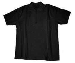 Honeymoon Übergrößen !!! Designer Polo T-Shirt Zip & Tasche in schwarz 12XL von Honeymoon