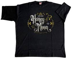 Honeymoon Übergrößen T-Shirt Antik Schwarz 10XL von Honeymoon