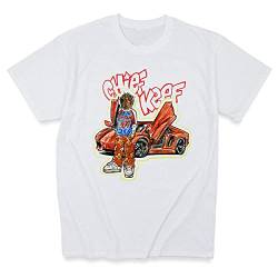 Chief Keef Kurzarm T-Shirt Hip Hop Baumwoll-T-Shirt Weiß von Honghuang