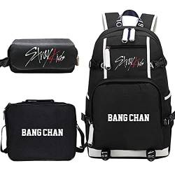 Honghuang Print Rucksack-Sets für Teenager Mädchen Jungen Schultasche Casual Rucksack Kinder Laptop Buchtasche von Honghuang