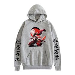 Genshin Impact Hoodie Kaedehara Kazuha Cosplay Kostüm Langarm Sweatshirt Unisex Freizeitkleidung Anime Spiel Cosplay Pullover Jumper von Hongwenstore