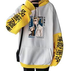 Unisex Jujutsu Kaisen Hoodie Nanami Kento Cosplay Kostüm Langarm Pullover Sweatshirt für Männer Frauen von Hongwenstore