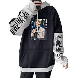 Unisex Jujutsu Kaisen Hoodie Nanami Kento Cosplay Kostüm Langarm Pullover Sweatshirt für Männer Frauen von Hongwenstore