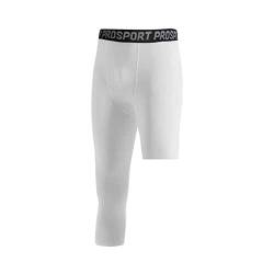 Hongyuangl Laufleggings für Herren, 1er oder 2er Pack, 3/4 Einbein Kompression Capri Strumpfhose, Cool Dry Gym Strumpfhose für Herren, Compression Base Layer Sporthose Unterwäsche von Hongyuangl