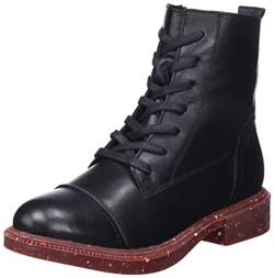 Hoopah by Andrea Conti Damen Mode-Stiefel, schwarz/rot, 38 EU von Hoopah by Andrea Conti