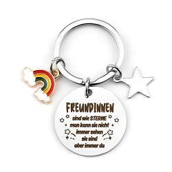 Hoosmoon Schlüsselanhänger Freundin, Geschenke für Freundin, Geschenk Beste Freundin, Geschenk Freundin Geburtstag, Geschenk für Freund Personalisierte, Weihnachtsgeschenke für Freundin von Hoosmoon