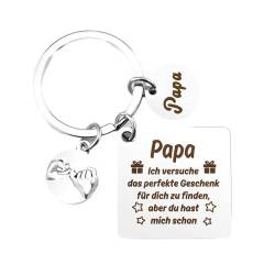 Papa Geschenk Vatertagsgeschenke für Papa Schlüsselanhänger Papa Geschenke für Papa Bester Papa Geschenke Geburtstag Papa Vatertagsgeschenk Weihnachtsgeschenke für Papa Geschenkideen für Papa von Hoosmoon