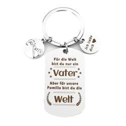 Vatertagsgeschenke für Papa, Schlüsselanhänger Papa, Papa Geschenk, Geschenke für Papa, Bester Papa Geschenke Geburtstag, Papa Vatertagsgeschenk, Geschenkideen für Papa, Weihnachtsgeschenke für Papa von Hoosmoon