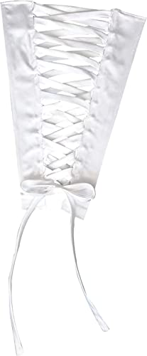 Hoseirty 3 Stück DIY Damen Schwarz Hochzeitskleid Schlaufen Verstellbare Passform Satin Korsett Rücken Kit Set Schnürung für formelle Ballkleider 40,6 cm, elfenbeinfarben, 42 von Hoseirty