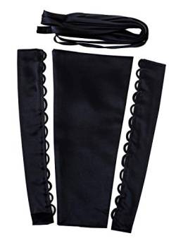 Hoseirty Damen Hochzeitskleid Korsett Kit Reißverschluss Ersatz Verstellbare Passform Korsett Rücken Kit für formelle Abschlussbälle, Schwarz , 38 von Hoseirty