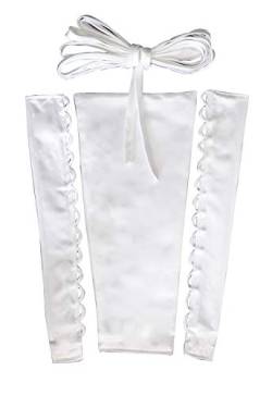 Hoseirty Damen Hochzeitskleid Korsett Kit Reißverschluss Ersatz Verstellbare Passform Korsett Rücken Kit für formelle Abschlussbälle, elfenbeinfarben, 48 von Hoseirty