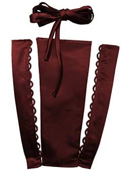 Hoseirty Damen Hochzeitskleid Korsett Kit Reißverschluss Ersatz verstellbare Passform Korsett Rückseite Kit für formelle Abschlussballkleid, burgunderfarben, 42 von Hoseirty