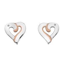 Hot Diamonds DE546 Damen-Ohrringe Herzen Silber roségold Sure von Hot Diamonds