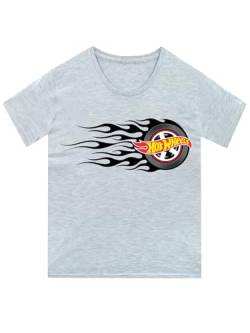 Hot Wheels T-Shirt | Jungen Monstertruck T-Shirt | Baumwoll-T-Shirt für Jungen | Grau 170 von Hot Wheels