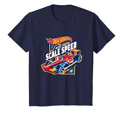 Kinder Hot Wheels Rennauto Cartoon Design T-Shirt von Hot Wheels