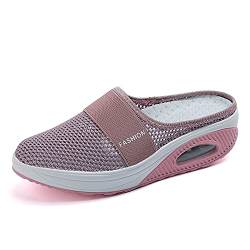 Damen Outdoor Fitnessschuhe Atmungsaktive Mesh Schuhe Sport Slipper Sportschuhe Sneaker Turnschuhe Laufschuhe Pumps von Hotcham