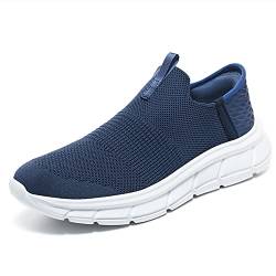 Herren Outdoor Fitnessschuhe Atmungsaktive Mesh Schuhe Sport Slipper Sportschuhe Sneaker Turnschuhe Laufschuhe Pumps Aquaschuhe Badeschuhe Strandschuhe,Blau/3,EU40 von Hotcham