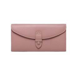 HotcoS Damenhandtaschen, Geldscheinklammern, Business-Geldbörsen, Abendtaschen, Geldbörsen, Kartenetuis aus echtem Leder (Color : Pink) von HotcoS