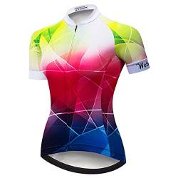 Hotlion Damen Radtrikot Tops Sommer Bike Shirt Kurzarm Fahrradbekleidung CD5731 von Hotlion